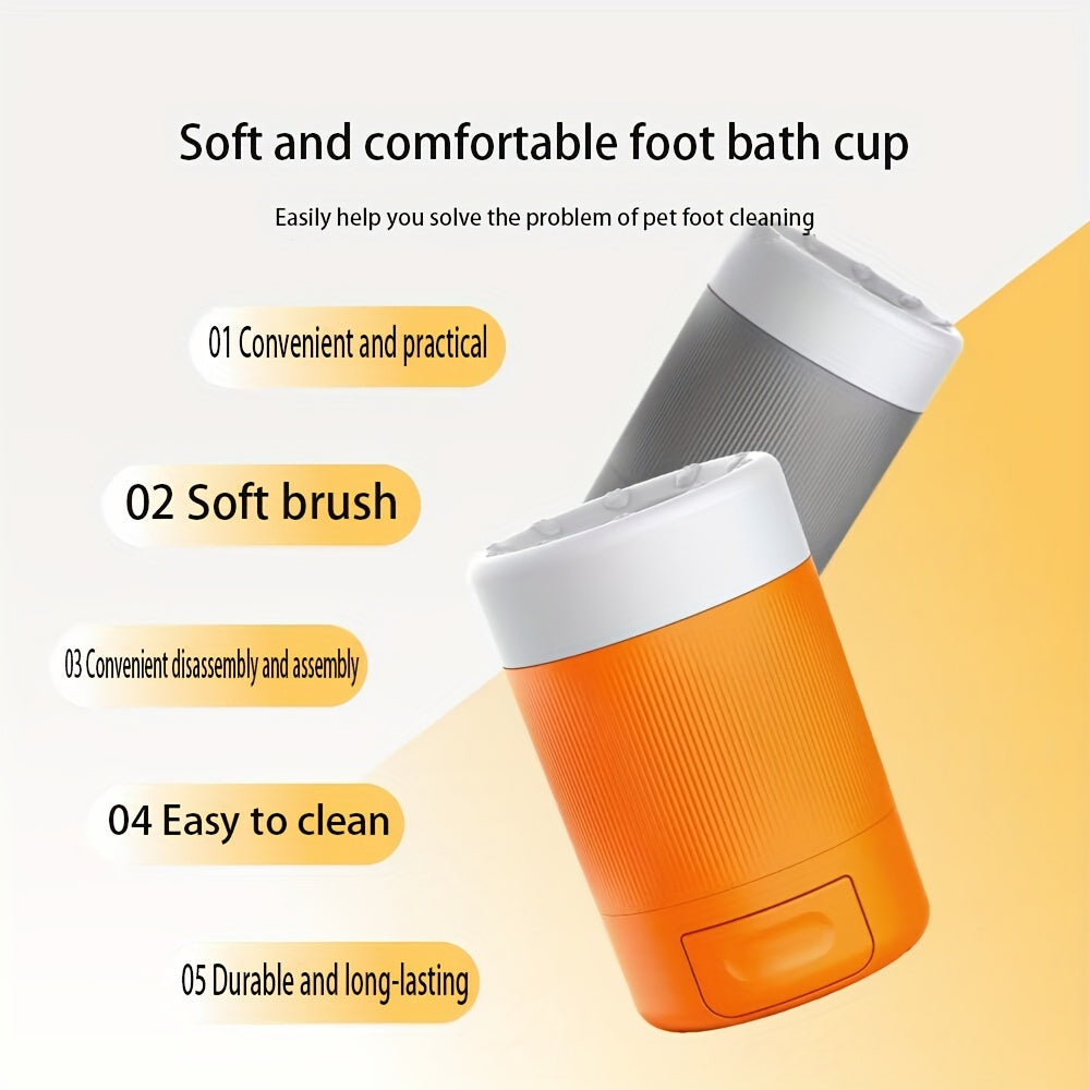 Effortless Automatic Dog Paw Cleaner - Compact Travel Paw Wash Cup