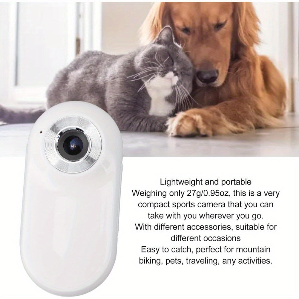 170° Wide Angle Pet Dog Collar Camera with 0.96 Inch LCD Screen, Multi Fuctional Pet Dog for Video Records