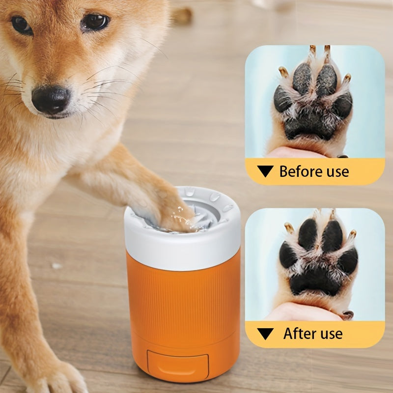 Effortless Automatic Dog Paw Cleaner - Compact Travel Paw Wash Cup