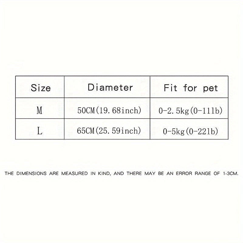 Cozy Plush Donut Dog Bed Comfort Nest for Dogs