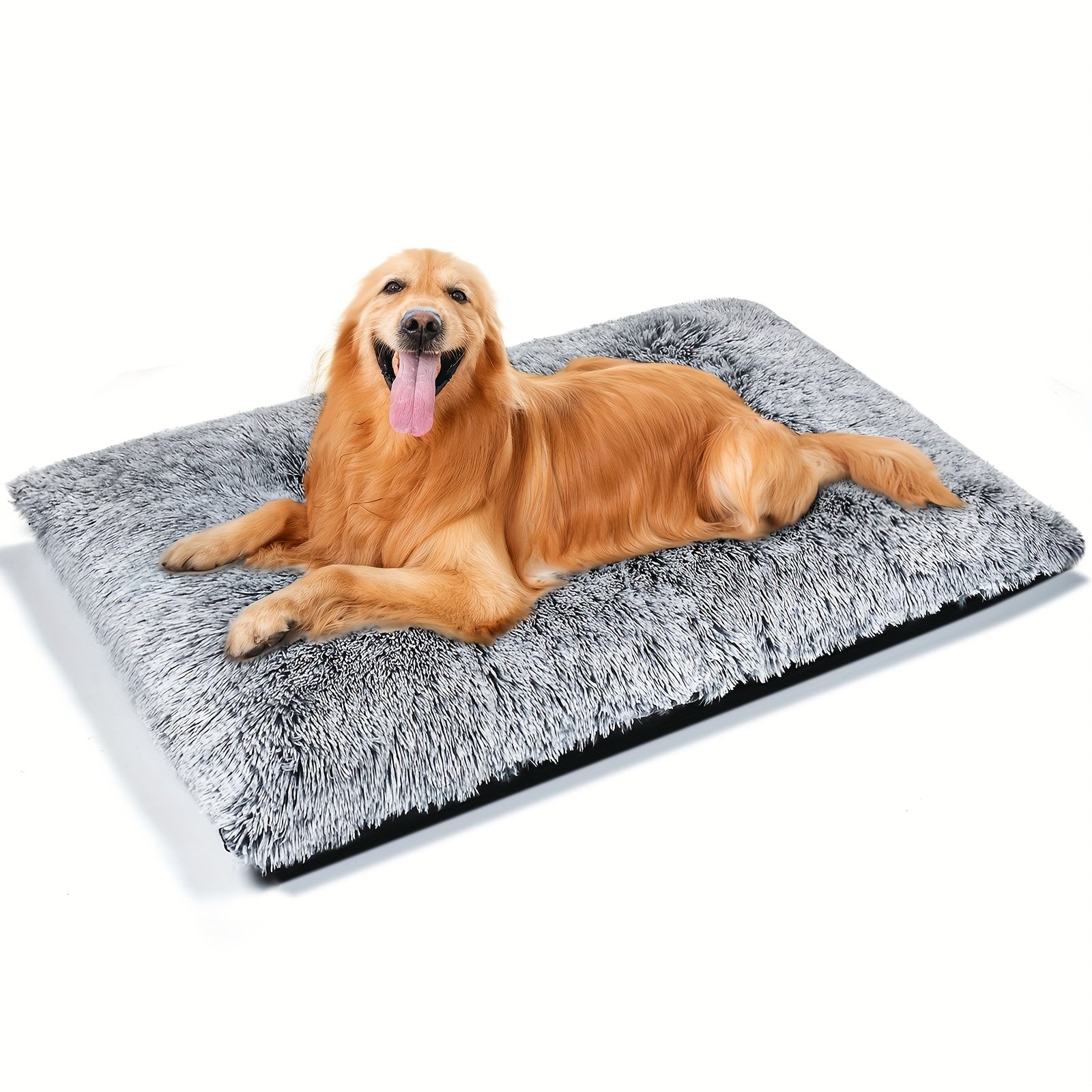 Dog Bed, Plush Soft Pet Mat Pad & Furniture, Washable Anti-Slip Dog Crate Bed