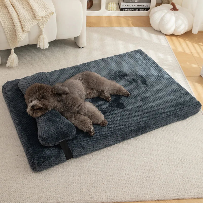 Calming Dog Bed with Pillow