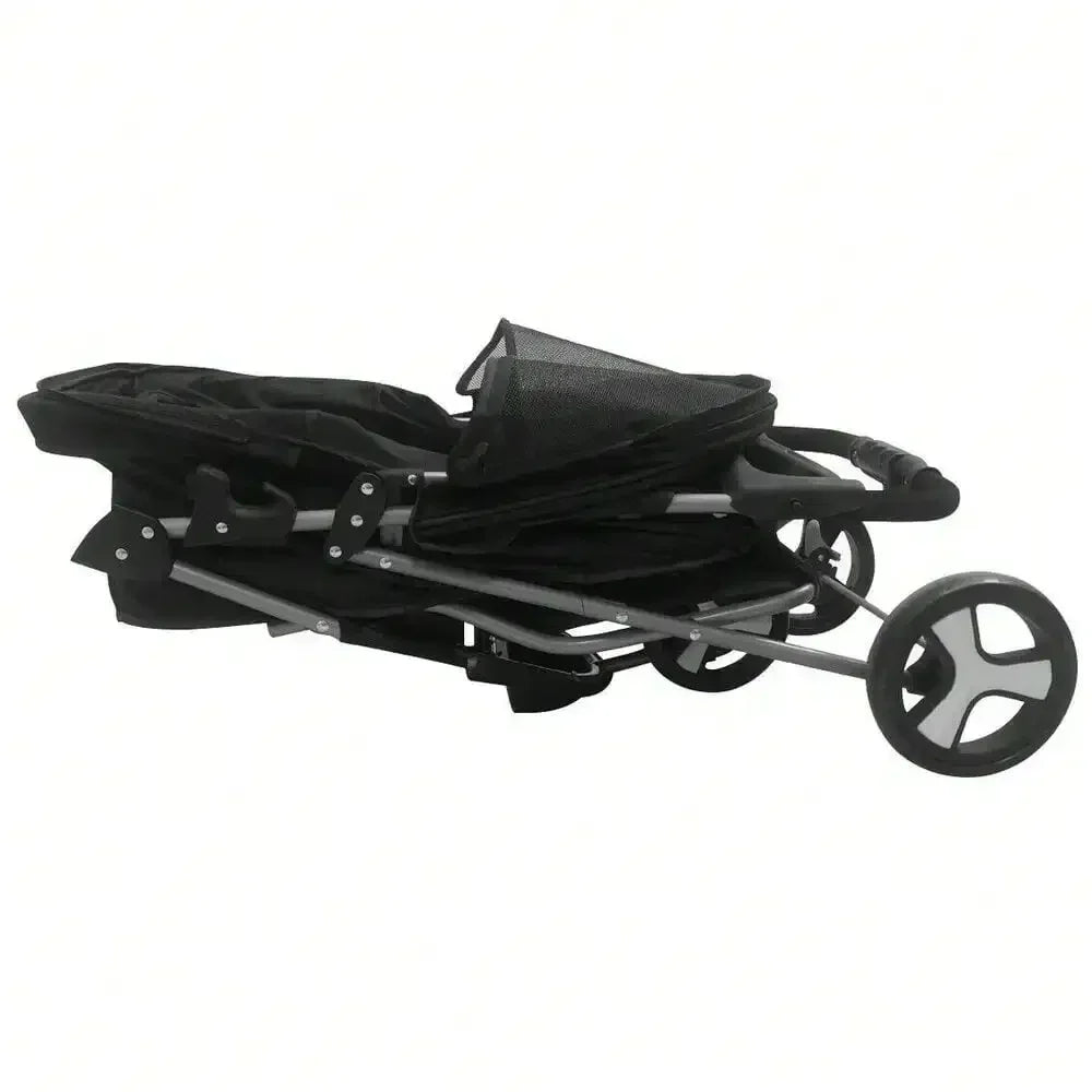 Foldable Pet Stroller 3 Wheels for Dogs Strolling Cart Carrier