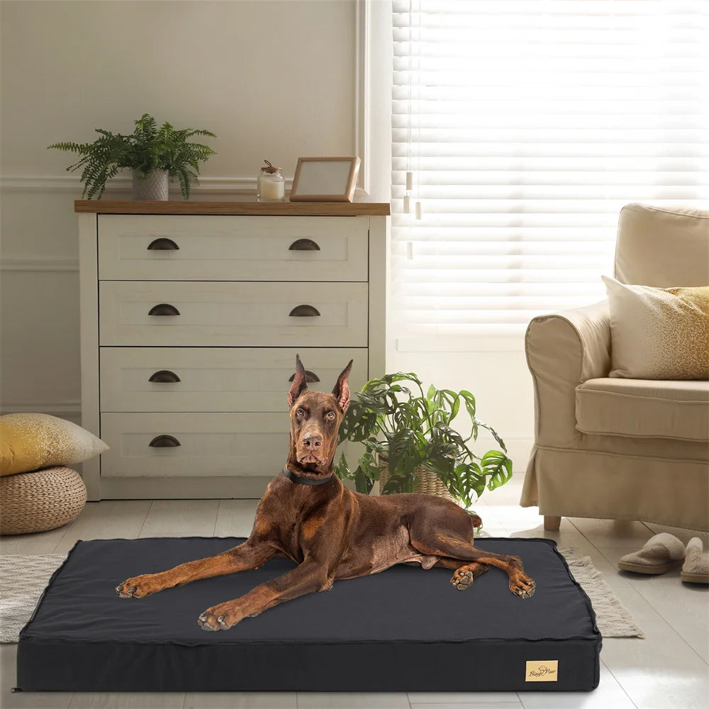 Large Orthopaedic 2 In 1 Pet Dog Bed Waterproof Cushion Pet Mattress
