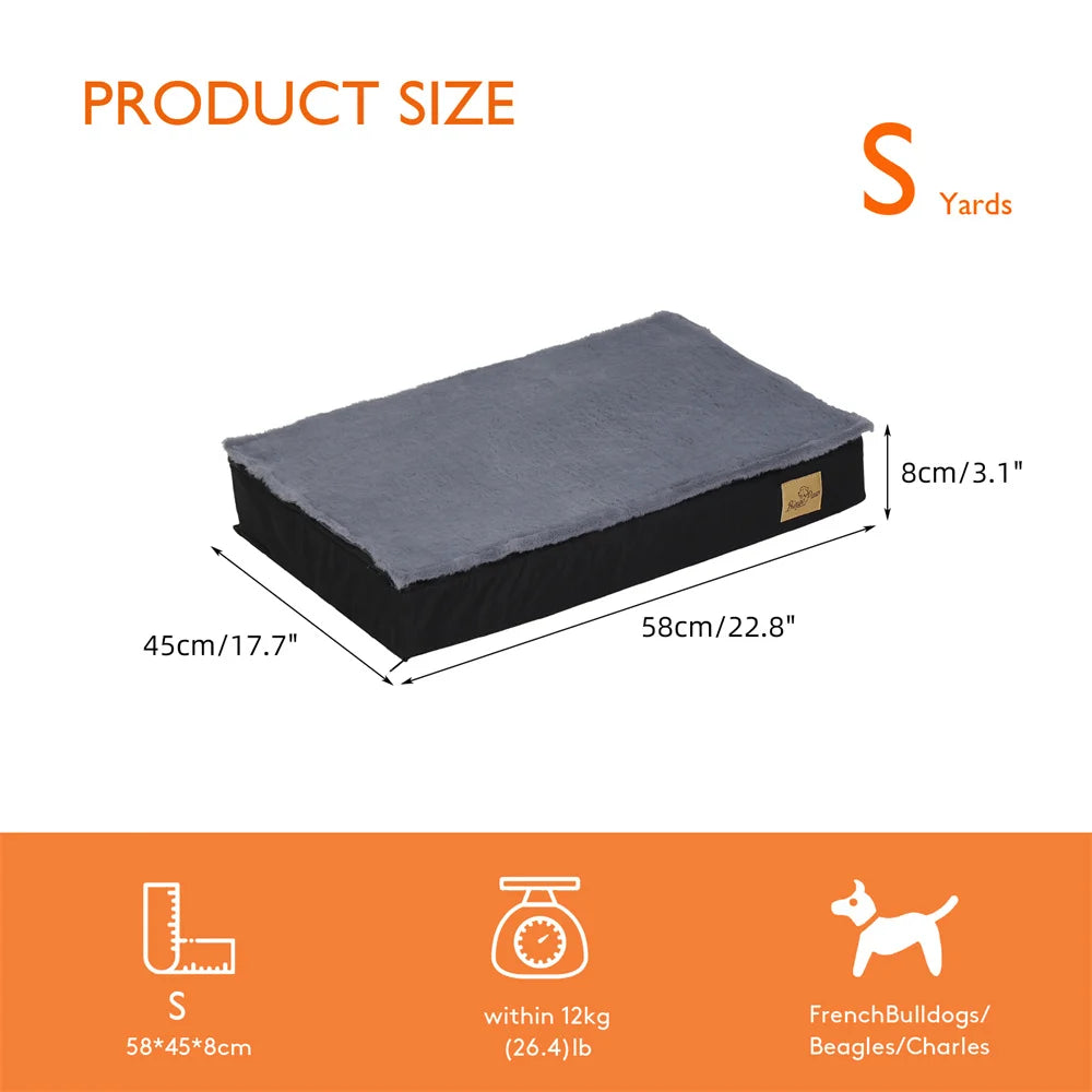 Large Orthopaedic 2 In 1 Pet Dog Bed Waterproof Cushion Pet Mattress