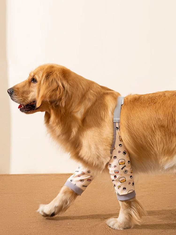 Large And Medium-Sized Dog Pet Knee Guards Anti-Dirt And Anti-Gray Clothing