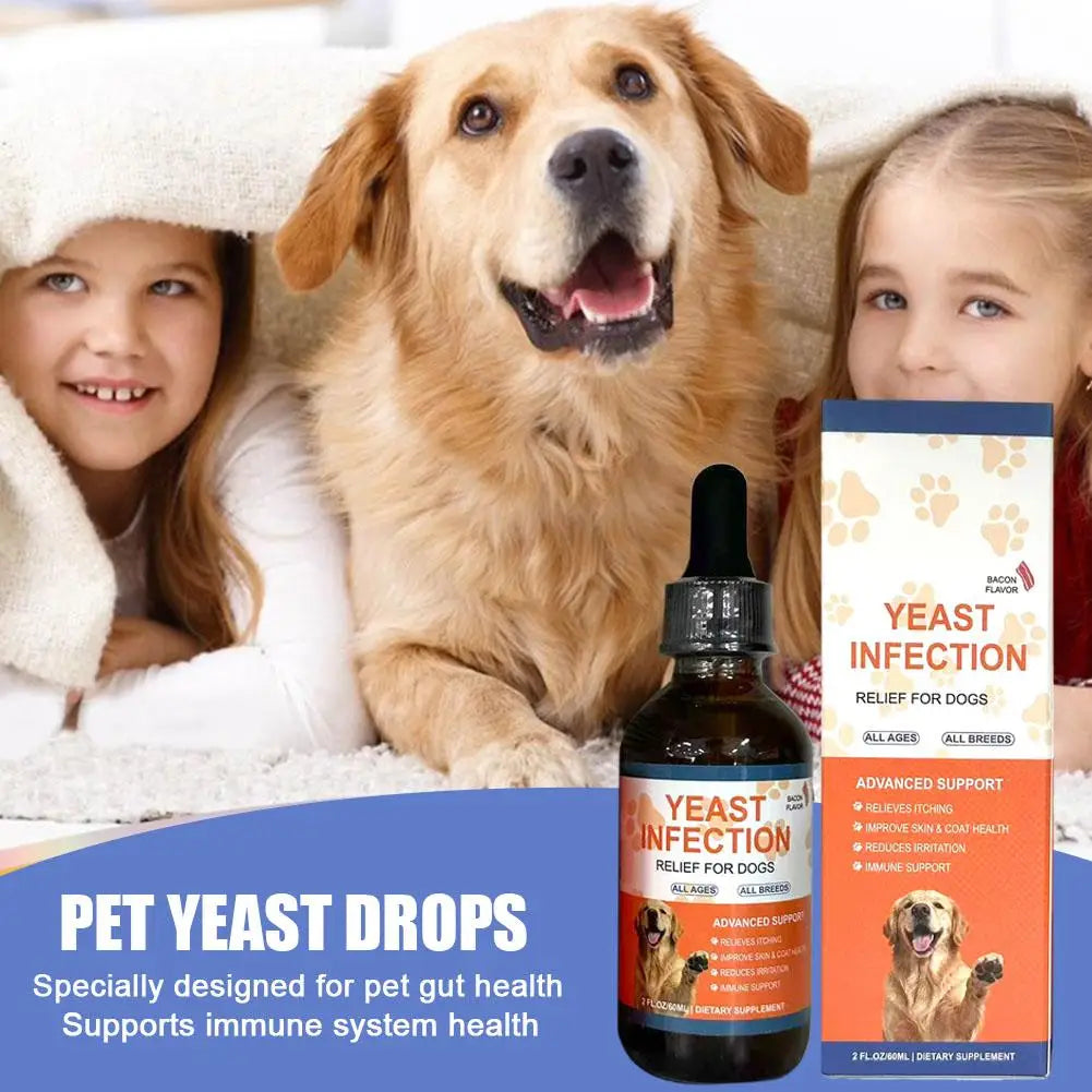 60ML Dog Pet Drops Gentle Care Supplement To Maintain Healthy Coat and Skin for Dogs
