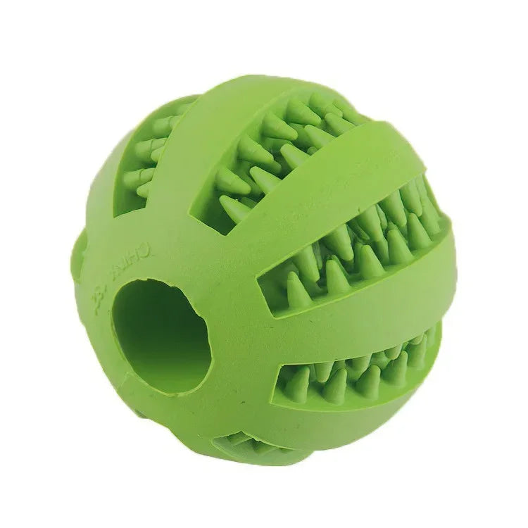 Dog Toy Ball, Nontoxic Bite Resistant Toy Ball for Pet Dogs Food Treat Feeder