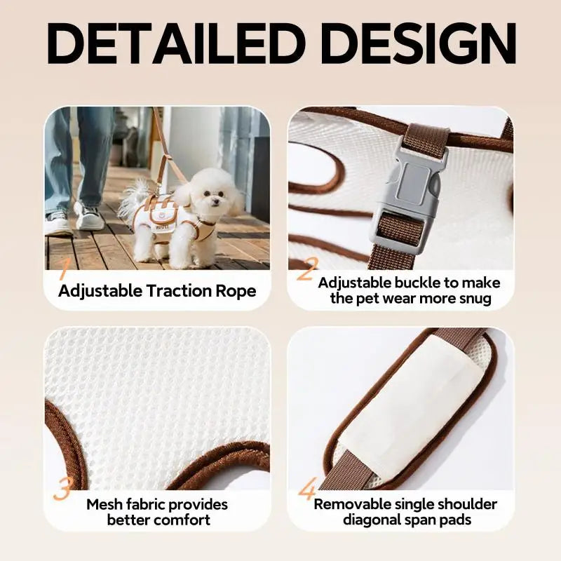 Pet Sling Carrier with Harness