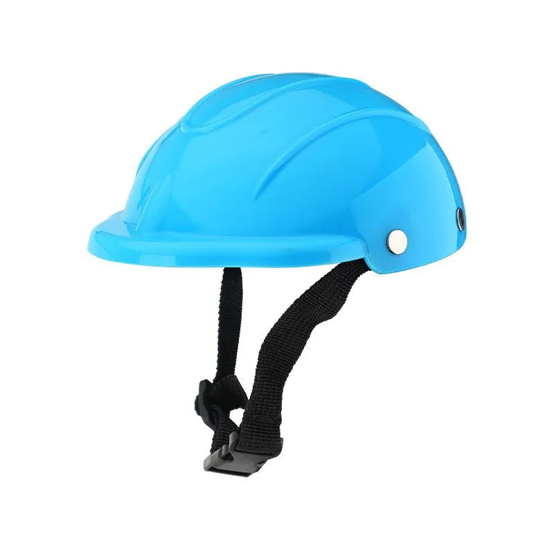 Puppy Motorcycle Helmet Adjustable Dog Safety Pet Headgear