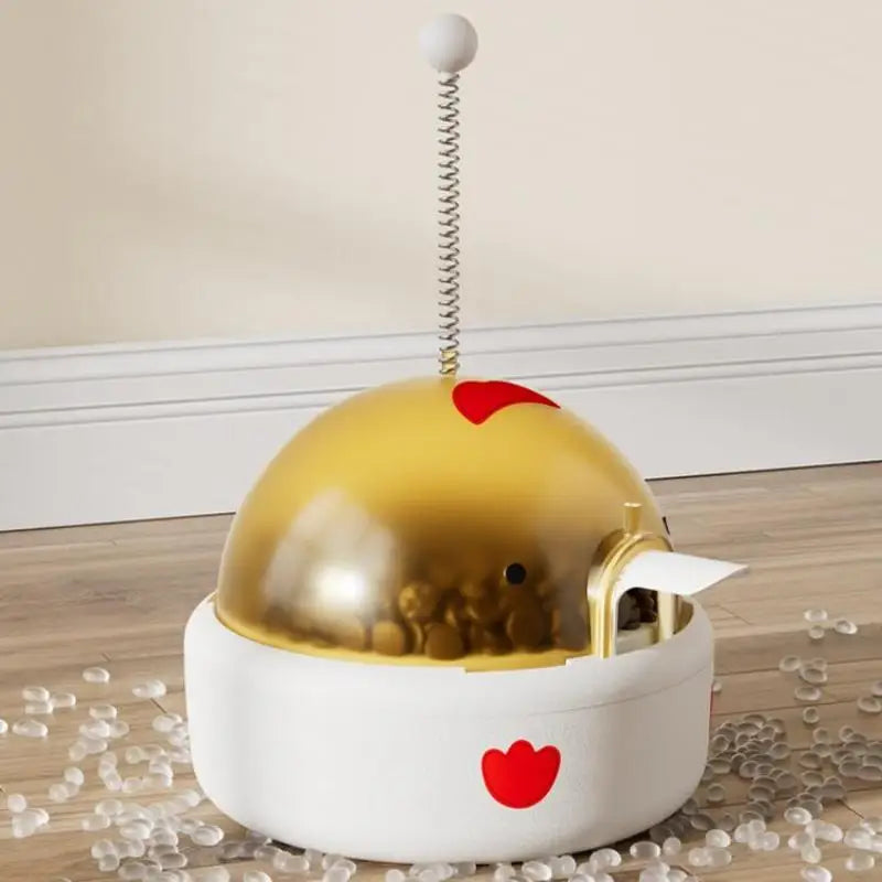 Pet Dog Food Dispenser With Ball Funny Feeder Toy Interactive Training Food Dispenser