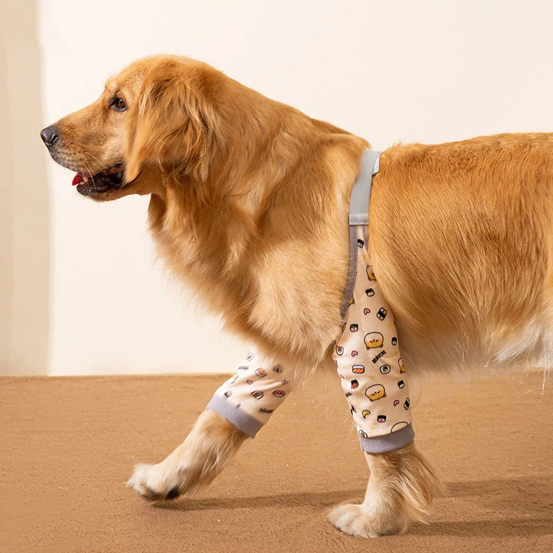 Large And Medium-Sized Dog Pet Knee Guards Anti-Dirt And Anti-Gray Clothing