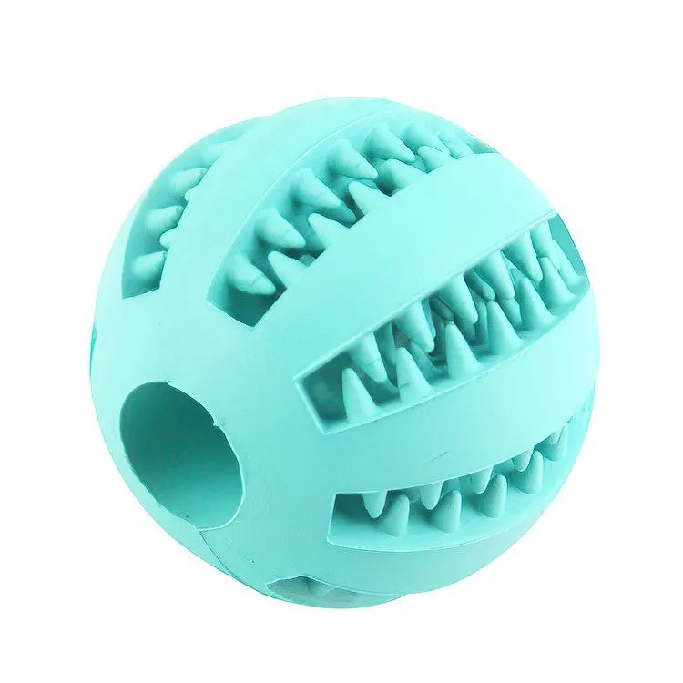 Dog Toy Ball, Nontoxic Bite Resistant Toy Ball for Pet Dogs Food Treat Feeder