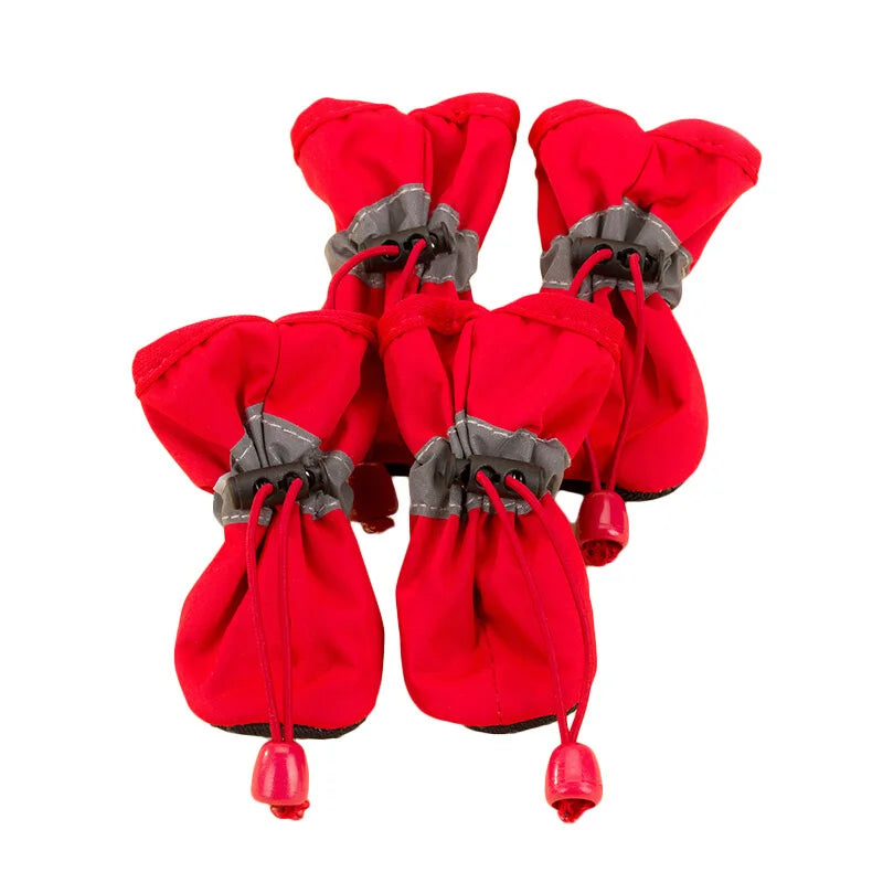 Waterproof Winter Dog Boots Set