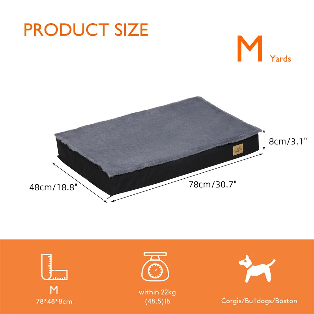 Large Orthopaedic 2 In 1 Pet Dog Bed Waterproof Cushion Pet Mattress