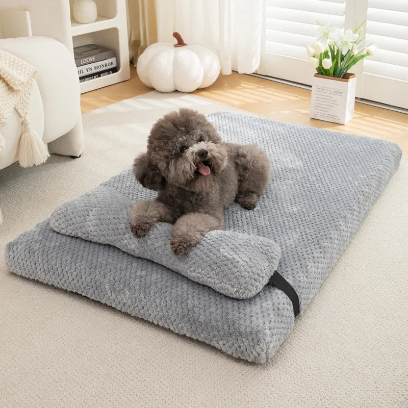 Calming Dog Bed with Pillow