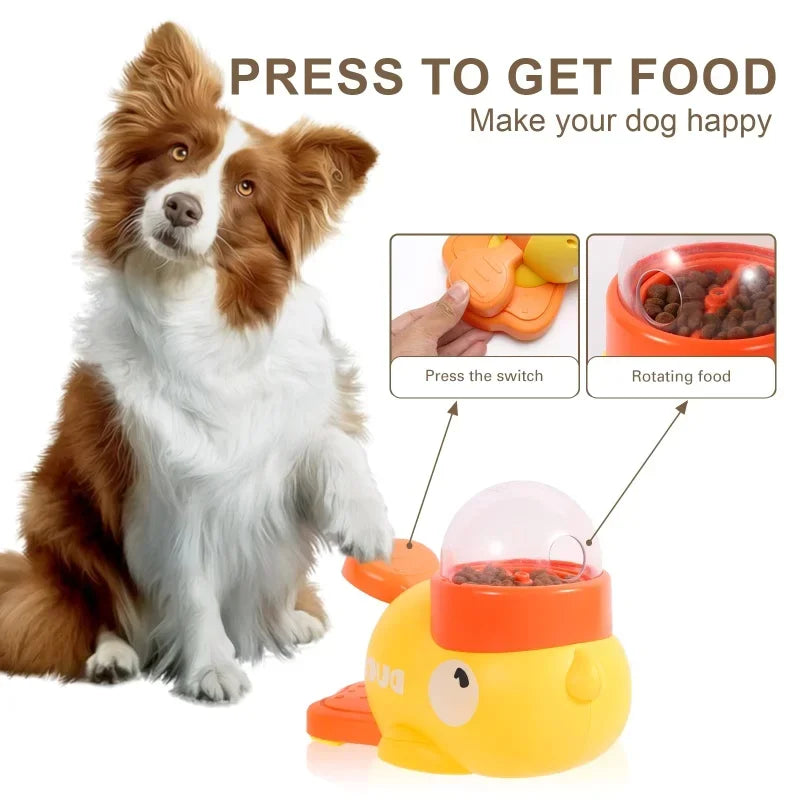 Interactive Duck Treat Dispenser Toy