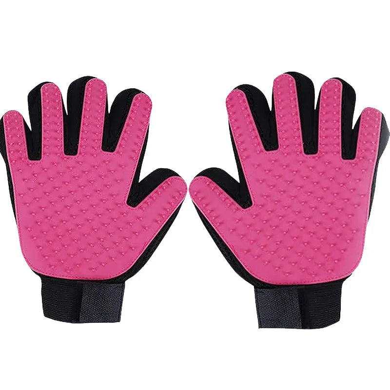 5-in-1 Pet Grooming Gloves