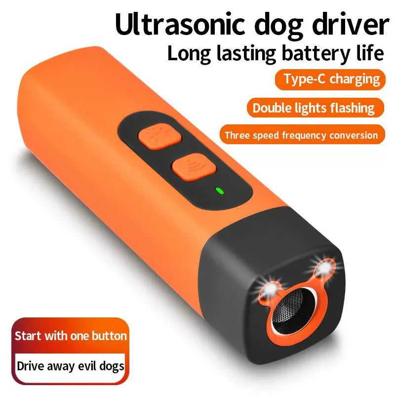 Dog Training Control Device Rechargeable Ultrasonic Dog Barking Deterrent Trainer