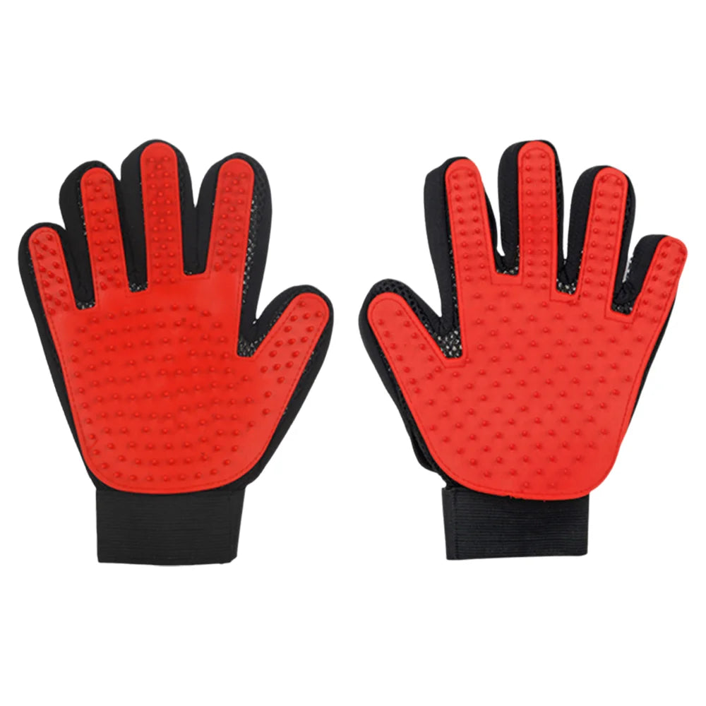 5-in-1 Pet Grooming Gloves