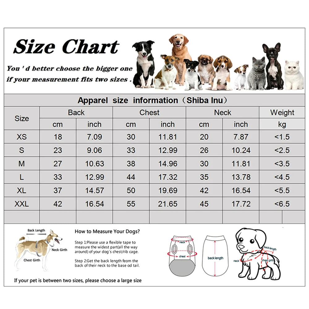 Winter Dog Jacket Hoodie