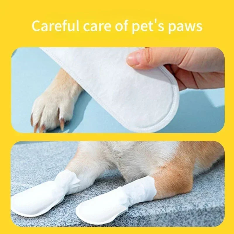 20PCS Disposable Pet Waterproof Foot Covers Dirt Proof Shoes Outdoor Dog Walking Anti Fouling