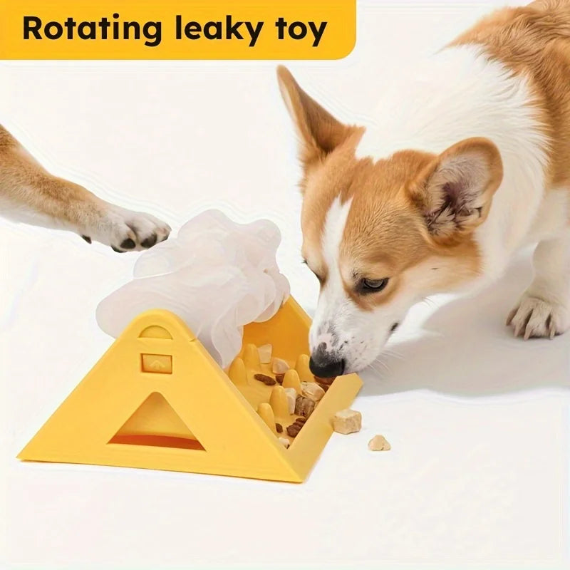 Interactive Dog Food Dispenser Toy - Puzzle Feeder with Leak-Proof Design