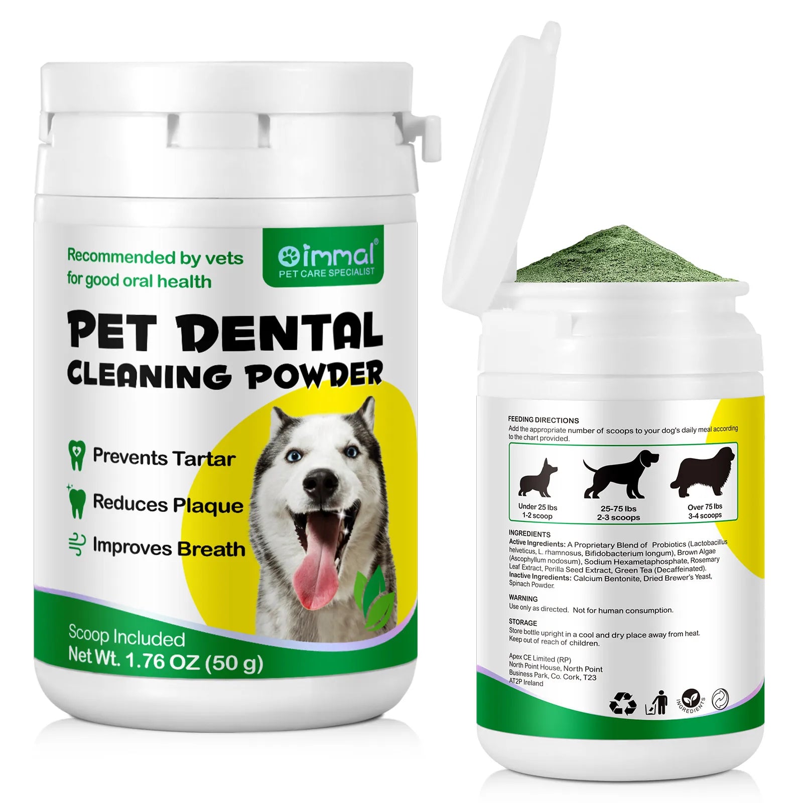 50g Pet Dental Cleaning Powder for Dogs Recommended by vets for good oral health