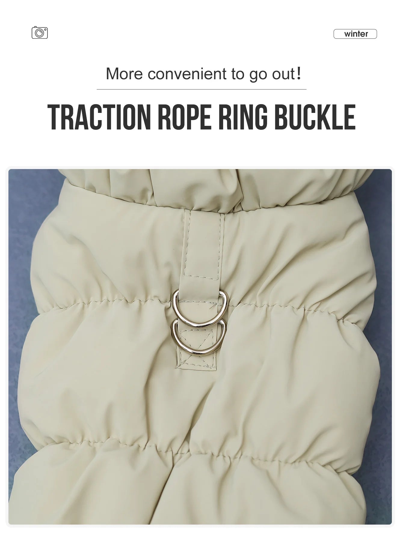 Dog Jacket For Autumn/Winter, Pet Coat, 3-Layer Thick Warm Outerwear, Suitable For Small To Medium Dogs