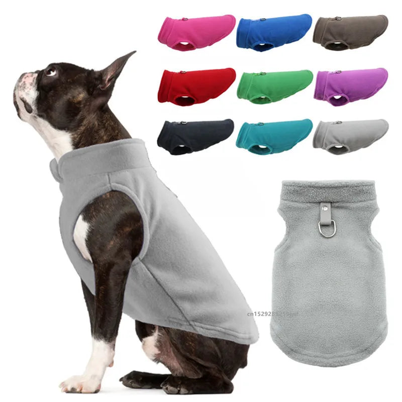 Winter Warm Dog Clothes Pet Jacket Vest with D-Ring For Small Dogs