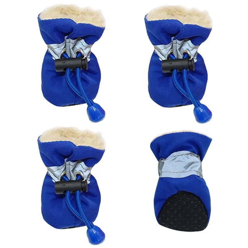 Waterproof Winter Dog Boots Set