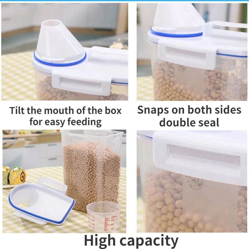 Premium Pet Food Storage Container with Airtight Seal - Durable, Large Capacity, Easy Clean & Stylish Design for Dogs