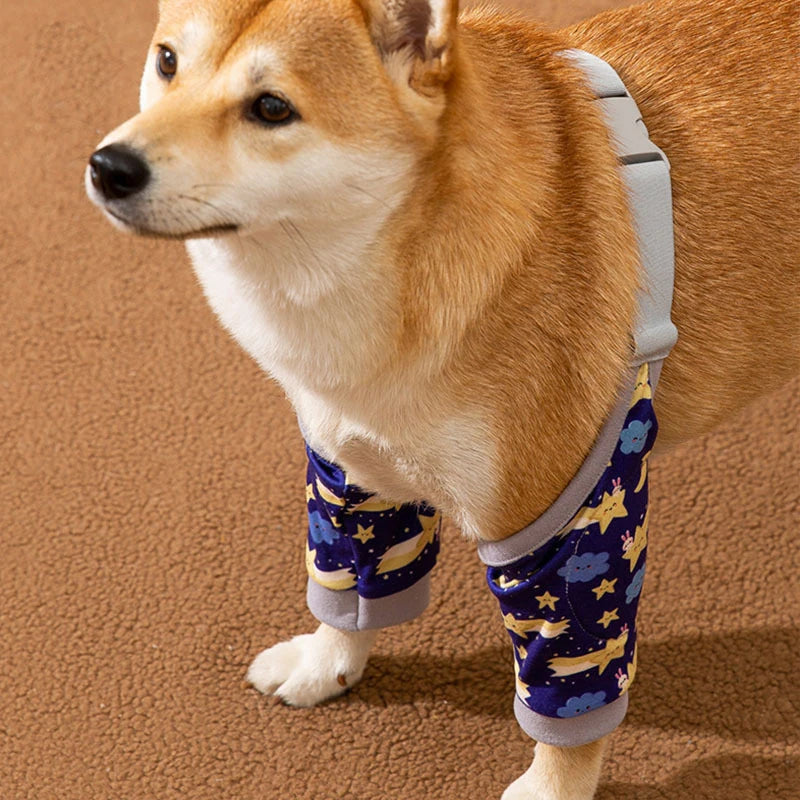 Large And Medium-Sized Dog Pet Knee Guards Anti-Dirt And Anti-Gray Clothing