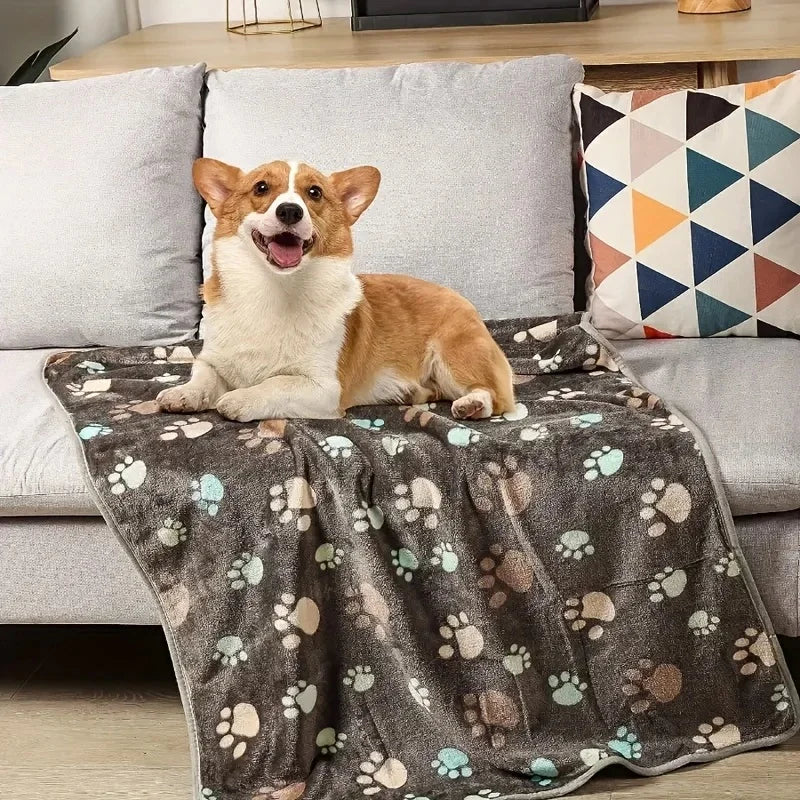 Paw Print Pet Blankets