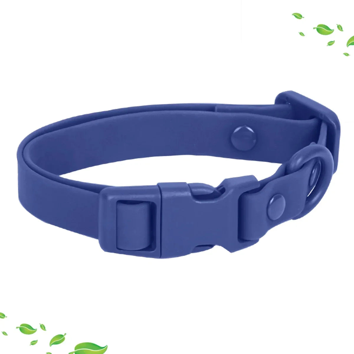 New Macaron Colored PVC Dog Collar Waterproof Dirt Resistant