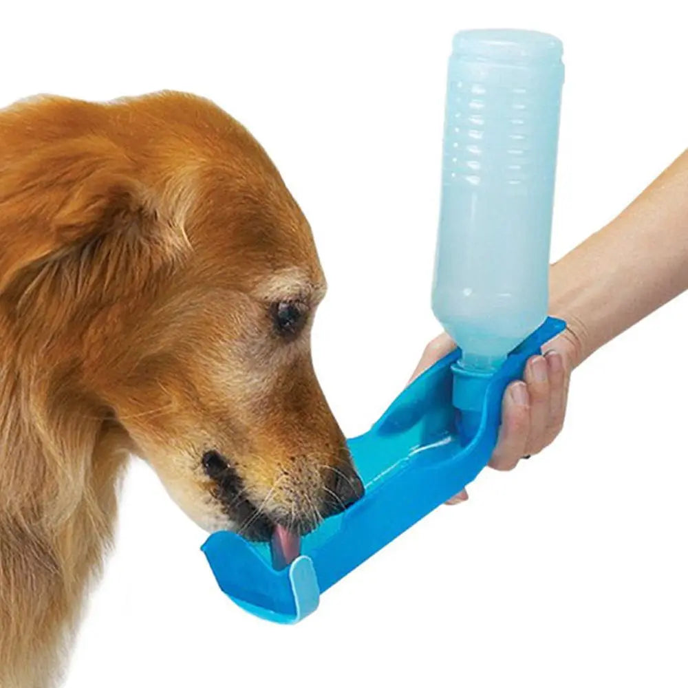Portable Pet Dog Water Bottle Travel Cup Outdoor Feeder Dispenser