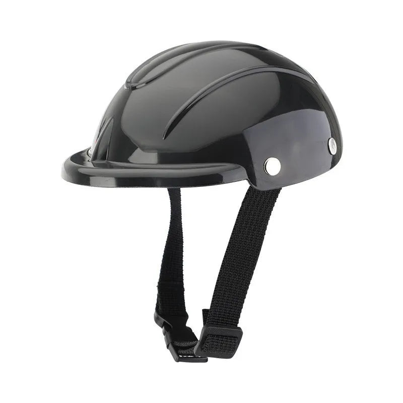 Puppy Motorcycle Helmet Adjustable Dog Safety Pet Headgear