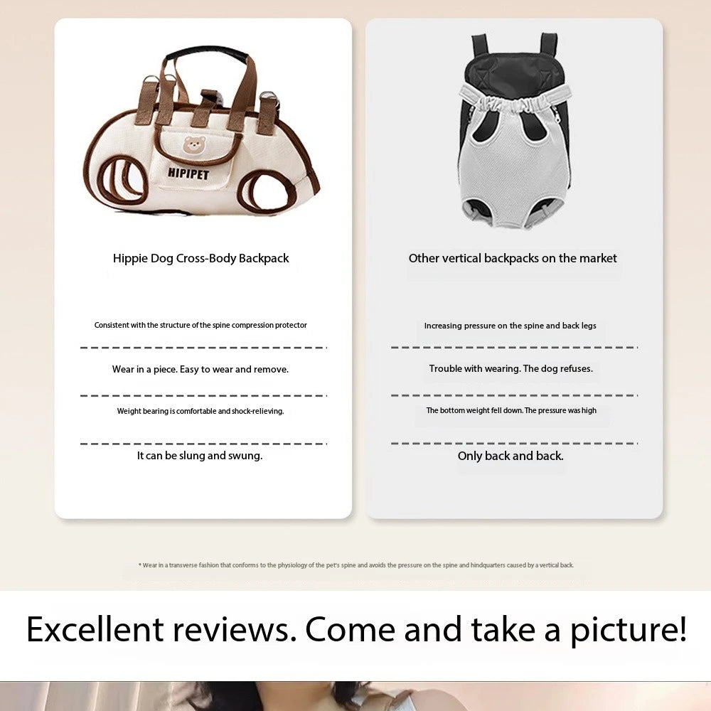 Pet Sling Carrier with Harness