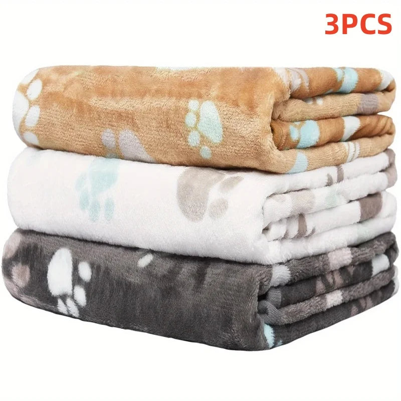 Paw Print Pet Blankets