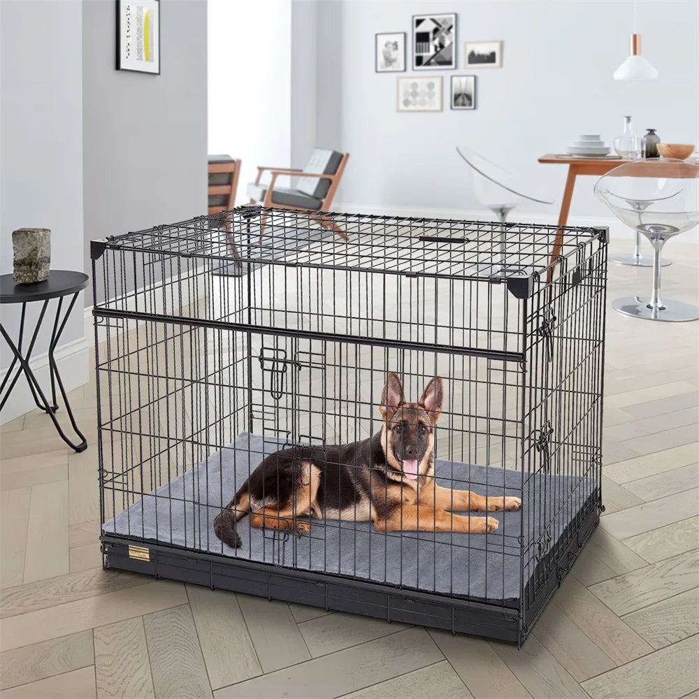 Large Orthopaedic 2 In 1 Pet Dog Bed Waterproof Cushion Pet Mattress