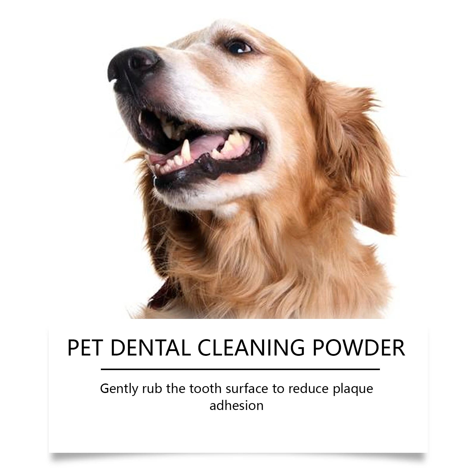 Pet Teeth Cleaning Powder for Dog Reduces Tartar and Calculus Protect Dog Oral Gum