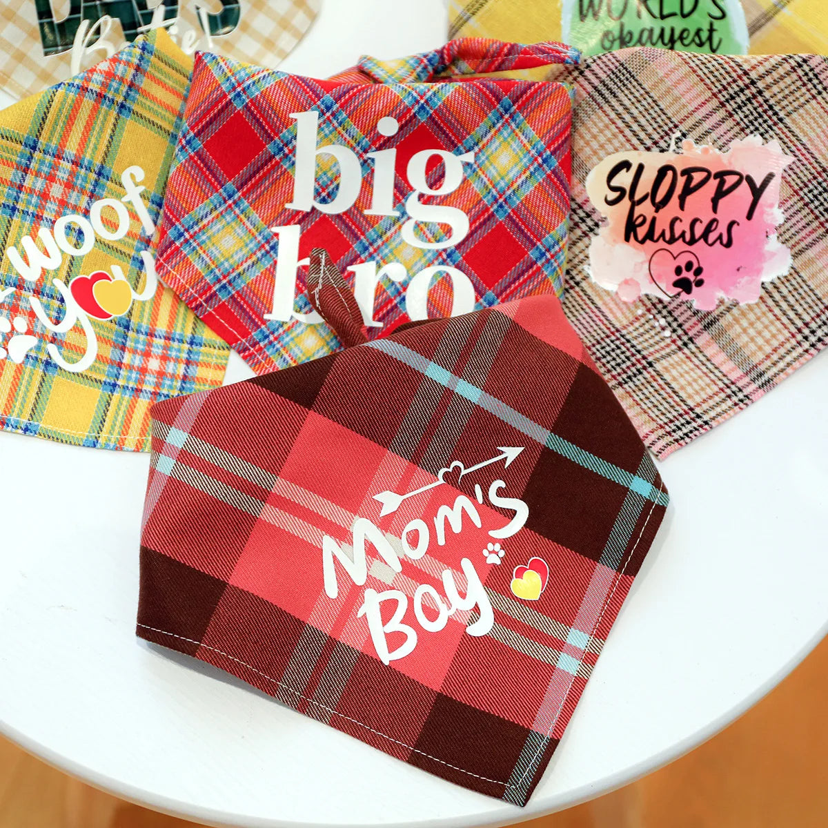 Festival Dog Bandana with Tassels