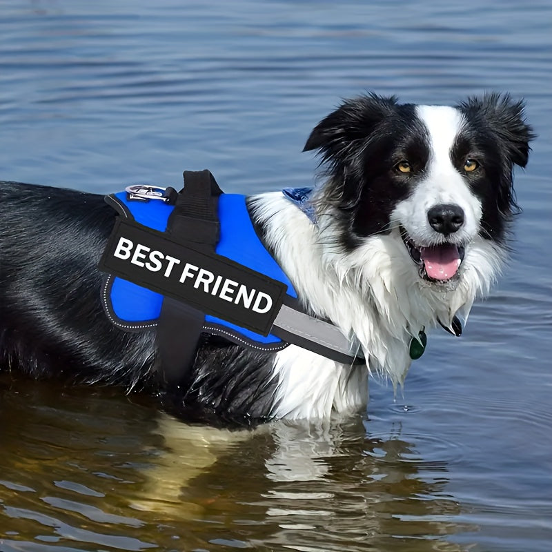 Breathable Adjustable Dog Chest Strap With Control Handle For Outdoor Walking