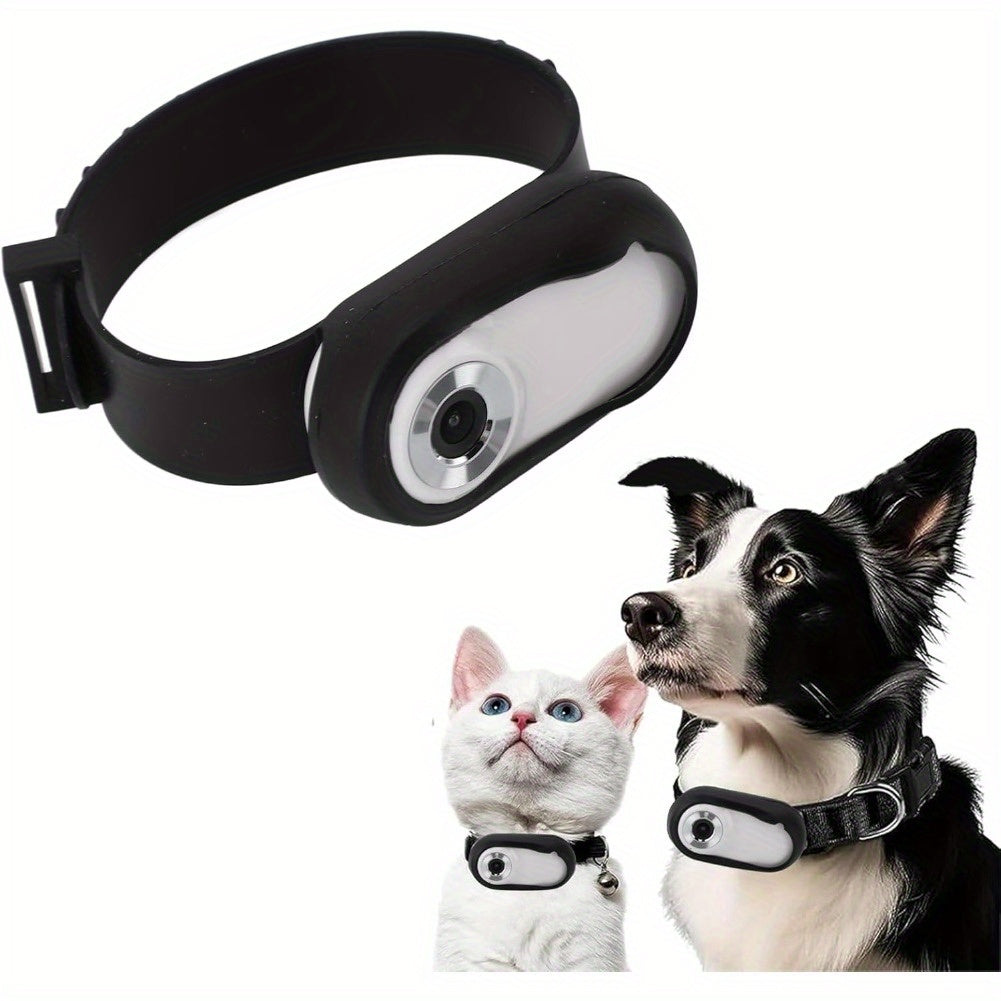 170° Wide Angle Pet Dog Collar Camera with 0.96 Inch LCD Screen, Multi Fuctional Pet Dog for Video Records