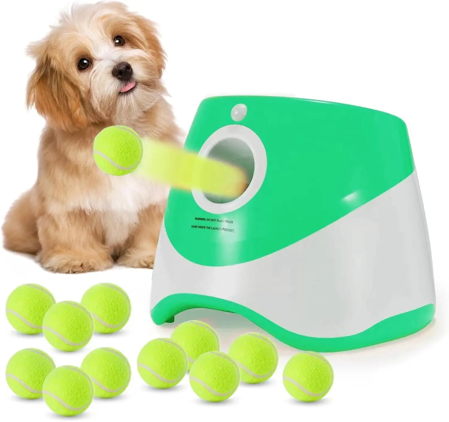 Outdoor Pet Dog Accessories Dog Products Automatic Dog Ball Thrower 3M/6M/9M Dog Ball Launcher