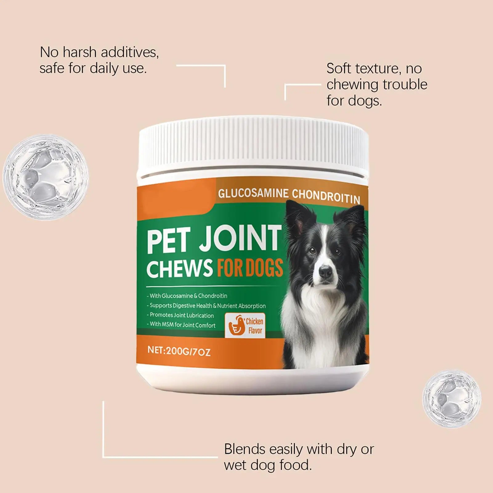 Joint Supplement for Dogs Chewable Pill 100-piece Dog Hip & Joint Care