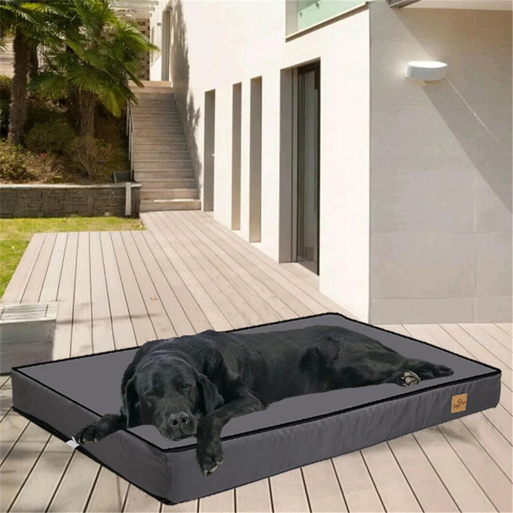 Large Orthopaedic 2 In 1 Pet Dog Bed Waterproof Cushion Pet Mattress