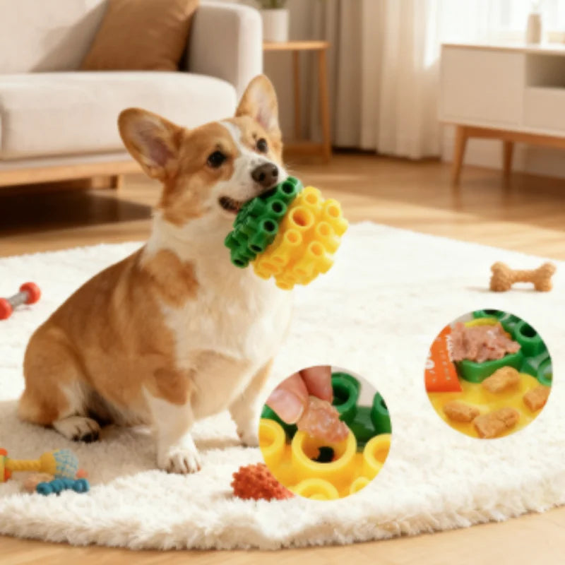 Interactive Dog Puzzle Treat Toy