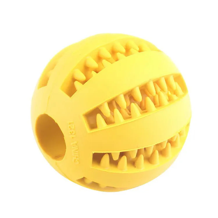 Dog Toy Ball, Nontoxic Bite Resistant Toy Ball for Pet Dogs Food Treat Feeder