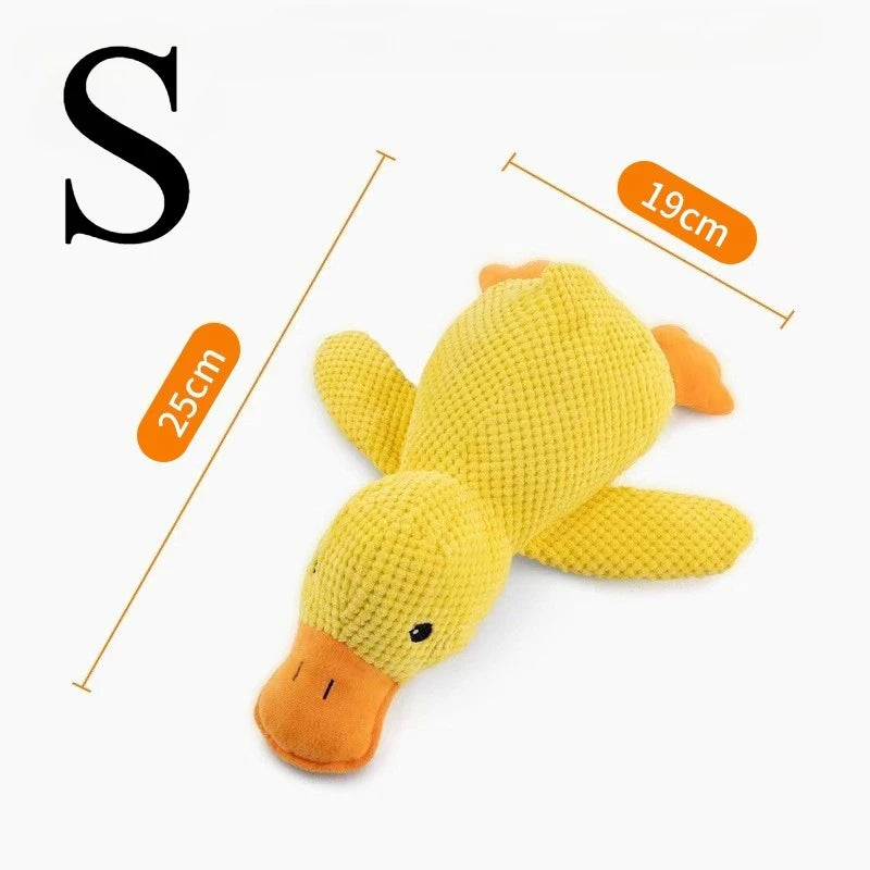 Plush Duck Squeaky Dog Toy
